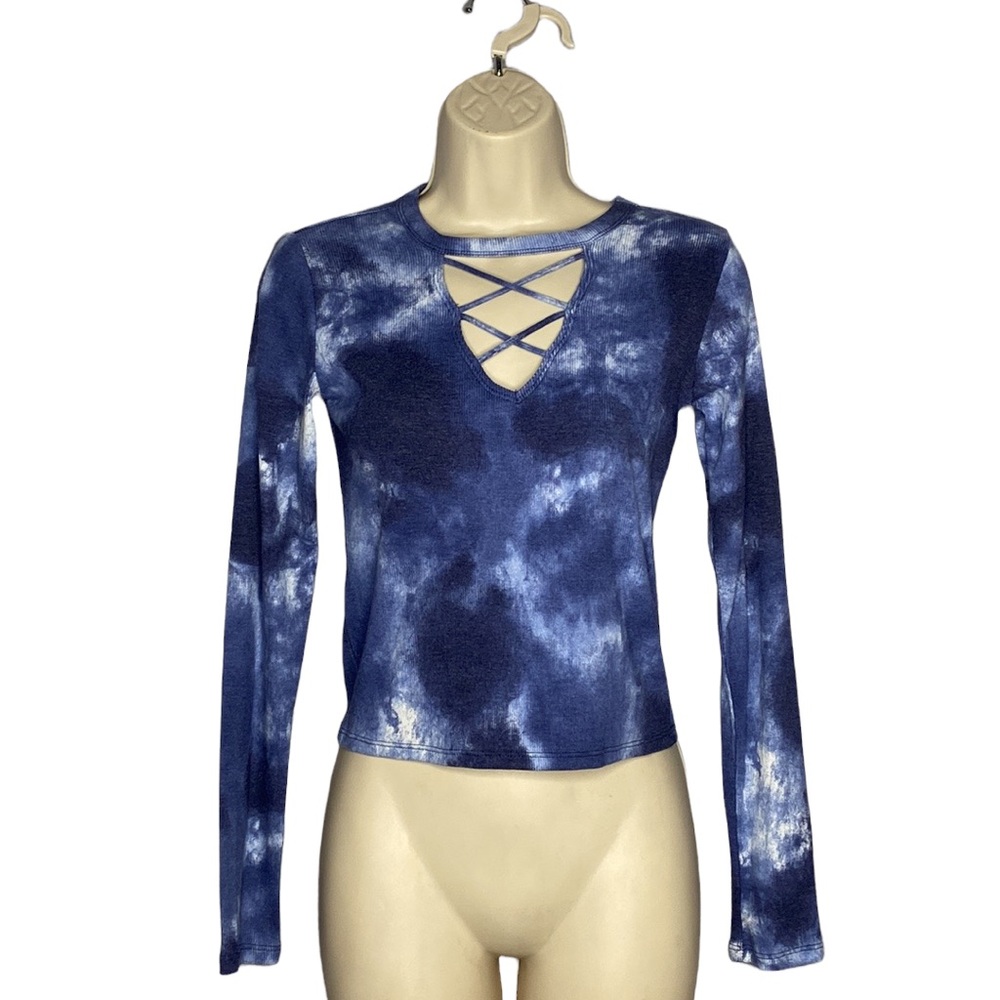 Hollister Tie Dye Long Sleeve Top